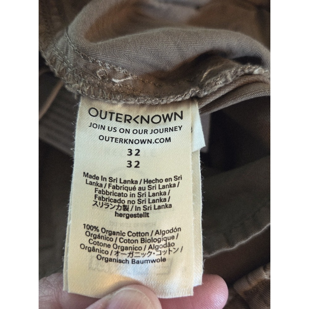 Outerknown NWT Womens Chino Pants 100% Organic Cotton 32x31.5  Orig. $158 - Picture 7 of 8
